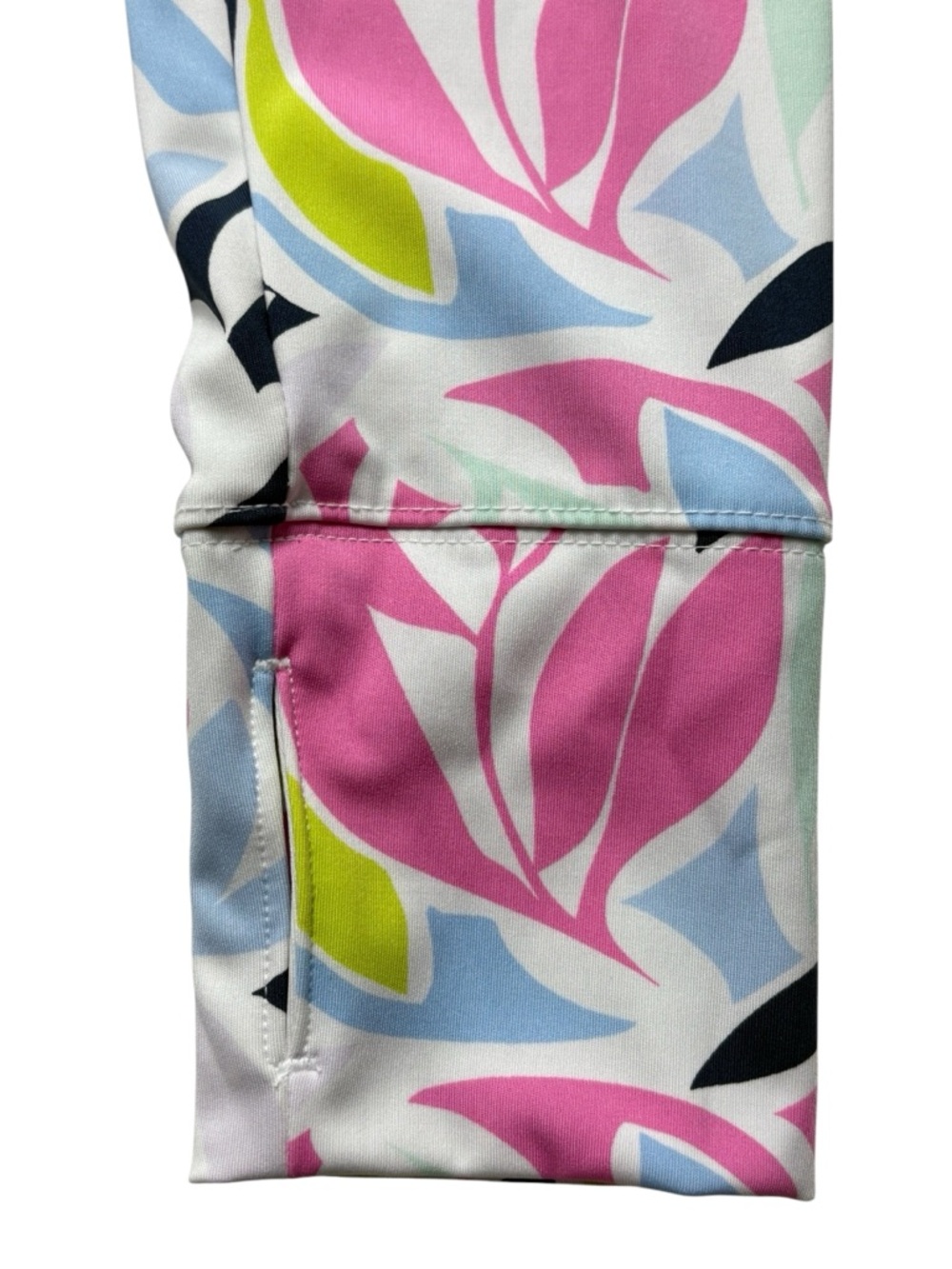 Tommy Bahama Golf Women's IslandZone 1/4 Zip Floral Leaf Performance Pullover M - Picture 5 of 9